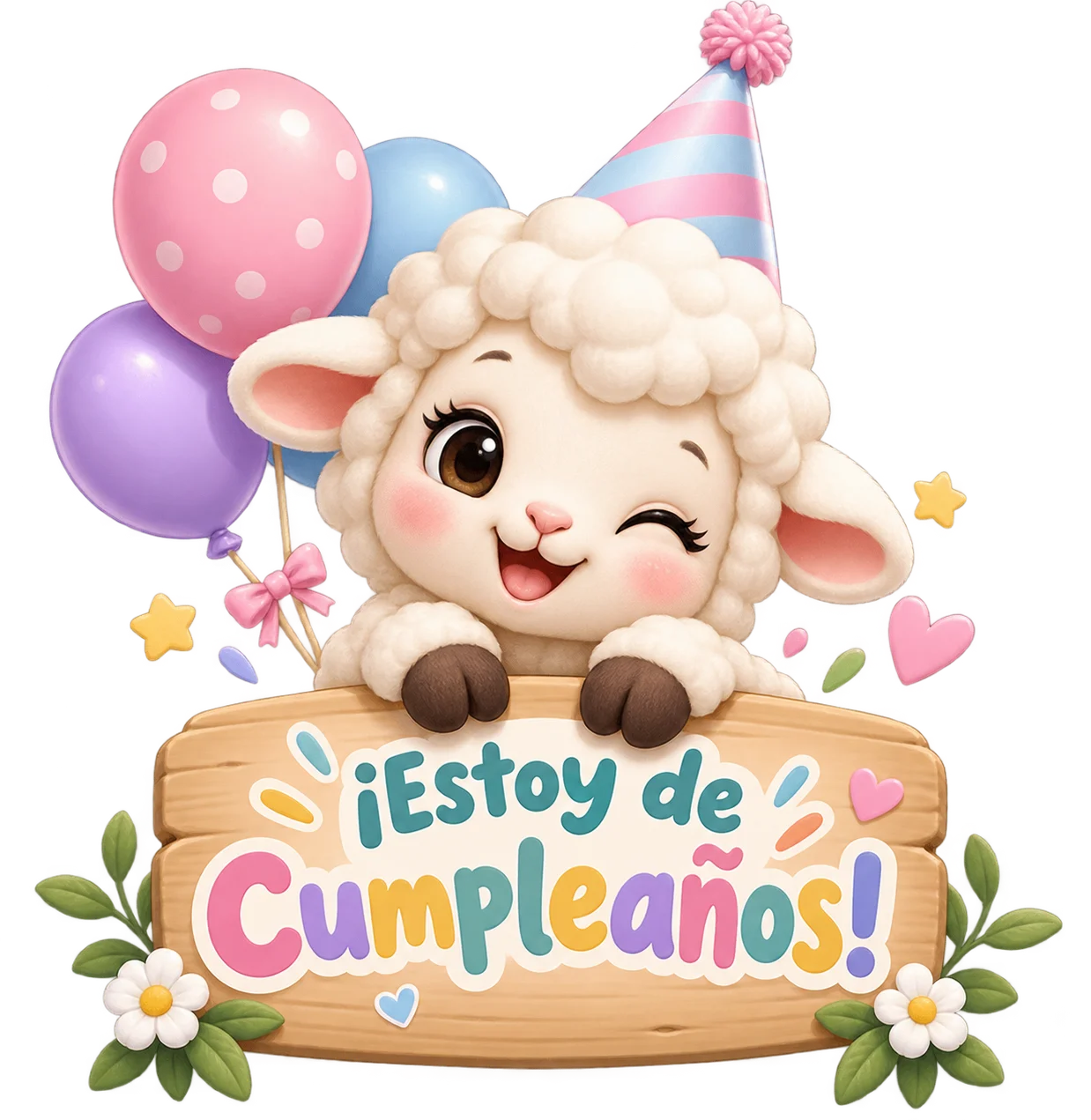 Ovejita: ¡Estoy de Cumpleaños!